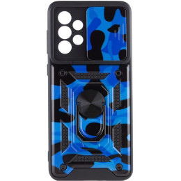 Чохол Camshield Serge Ring Camo для Samsung A53 A536 Army Blue