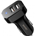 Автомобільний зарядний пристрій Usams C13 King-Tu 2USB 2.1A + cable Type-C Black
