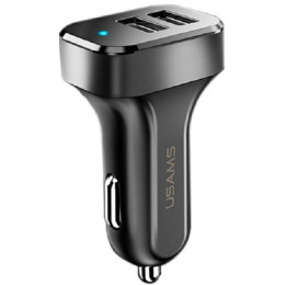 Автомобільний зарядний пристрій Usams C13 King-Tu 2USB 2.1A + cable Micro Black 2