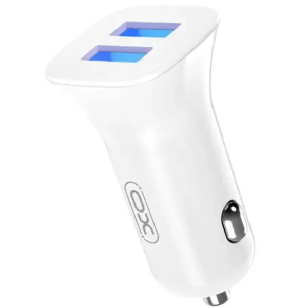 Автомобільний зарядний пристрій XO CC31 2USB 12W 2.4A White