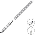 Стилус ручка Universal Drawing 2 в 1 для планшетів і смартфонів Silver