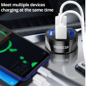 Автомобильное зарядное устройство Fonken 3USB Quick Charge 3.0 2.1A Black