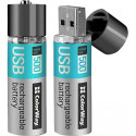 Аккумуляторы ColorWay USB AA/HR06 Li-Pol 1200mAh BL 2 шт (CW-UBAA-02)