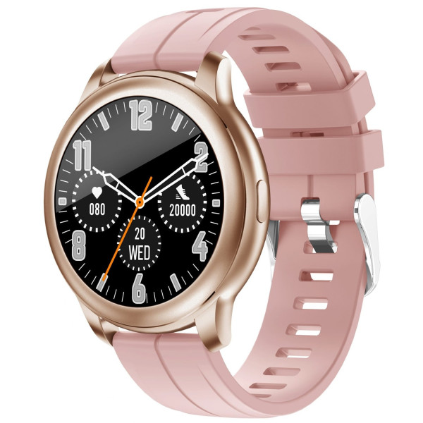 Смарт-годинник Globex Smart Watch Aero Gold/Pink