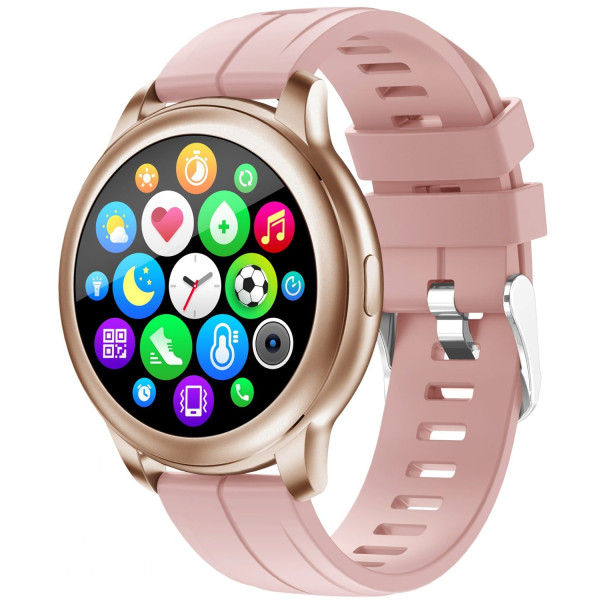 Смарт-годинник Globex Smart Watch Aero Gold/Pink