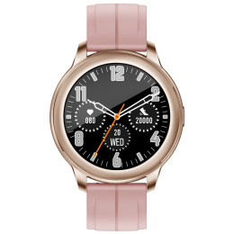 Смарт-годинник Globex Smart Watch Aero Gold/Pink