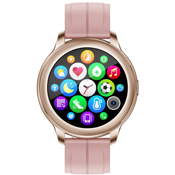 Смарт-годинник Globex Smart Watch Aero Gold/Pink