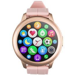 Смарт-годинник Globex Smart Watch Aero Gold/Pink