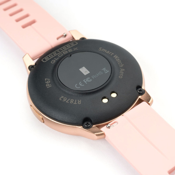 Смарт-годинник Globex Smart Watch Aero Gold/Pink