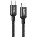 Кабель Hoco X14 Double speed PD Type-C to Lightning 3m Black