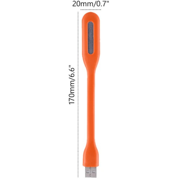 Світильник USB Mini Portable Laptop Night 5V 1.2W Orange