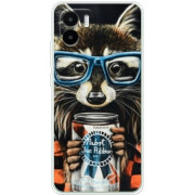 Чехол Boxface для Xiaomi Redmi A1/A2 Енот с банкой