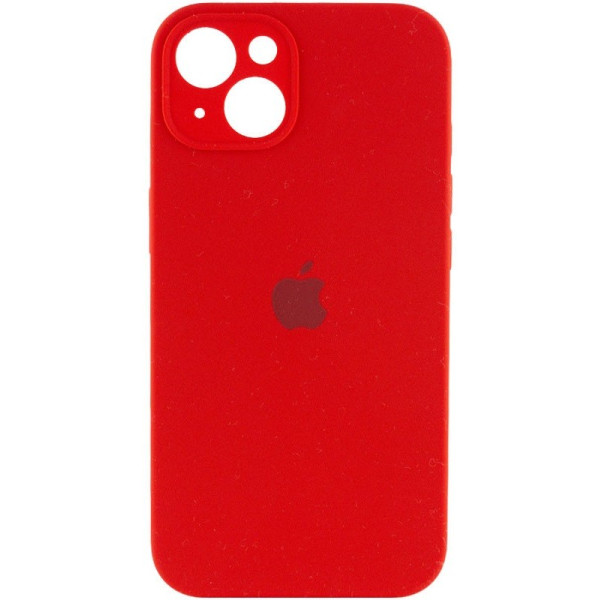 Silicone Case Full Camera для iPhone 14 Red