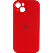 Silicone Case Full Camera для iPhone 14 Red