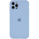 Silicone Case Full Camera для iPhone 13 Pro Max Lilac Blue