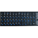 Наклейка для клавіатури Keyboard Stickers Black/Blue