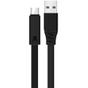 Кабель Adjustable Renewable USB to Type с регулировкой длинны Black