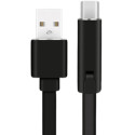 Кабель Adjustable Renewable USB to Type с регулировкой длинны Black