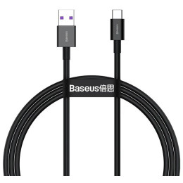 Кабель Baseus Superior USB to Type-C PD 66W 2m Black (CATYS-A01)
