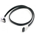 Кабель Atcom SATA-DATA 3.0, 50 см, Черный (17126)