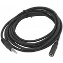 Аудіо-кабель Atcom mini-jack 3.5мм(M)-mini-jack 3.5мм(F) 1,8м, Black (16847)