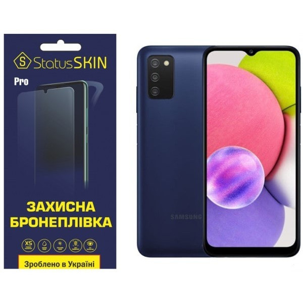 Полиуретановая пленка StatusSKIN Pro для Samsung M02/M02s/M12/A02/A02s/A03/A03s/A03 Core/A04/A04e/A04s/A12 Матовая