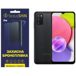 Поліуретанова плівка StatusSKIN Pro для Samsung M02/M02s/M12/A02/A02s/A03/A03s/A03 Core/A04/A04e/A04s/A12 Глянцева