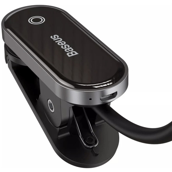 LED лампа для будинку Baseus Comfort Reading Mini Clip Dark Gray (DGRAD-0G)
