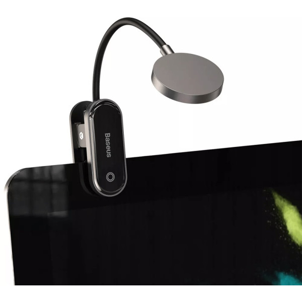 LED лампа для будинку Baseus Comfort Reading Mini Clip Dark Gray (DGRAD-0G)