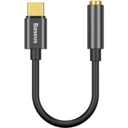 Перехідник Baseus L54 Type-C to 3.5mm Black (CATL54-01)