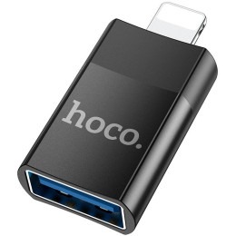 Адаптер Hoco UA17 Lightning to USB Black