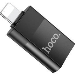 Адаптер Hoco UA17 Lightning to USB Black