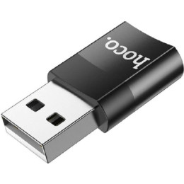 Адаптер Hoco UA17 USB to Type-C Black 2