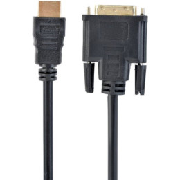 Кабель Cablexpert HDMI-DVI 0.5м Черный (CC-HDMI-DVI-0.5M)