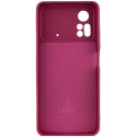 Чехол Silicone Cover Lakshmi Full Camera для Xiaomi Poco X4 Pro 5G Marsala