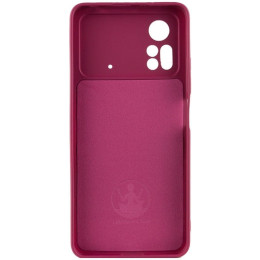 Чехол Silicone Cover Lakshmi Full Camera для Xiaomi Poco X4 Pro 5G Marsala
