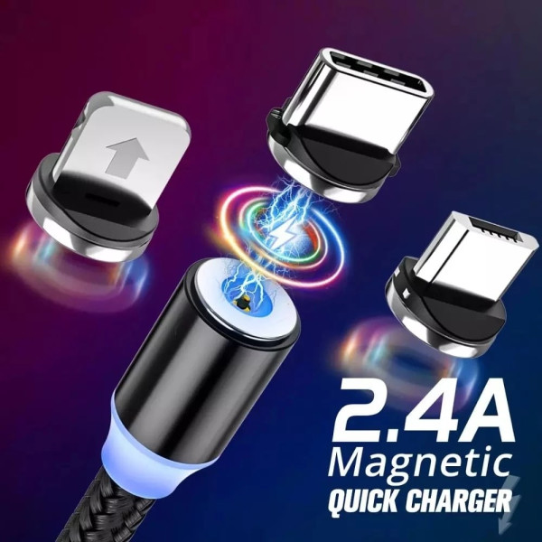 Магнитная заглушка Heemax для зарядного кабеля MicroUSB