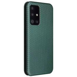 Чехол-книжка Anomaly Carbon для Samsung A73 A736 Green