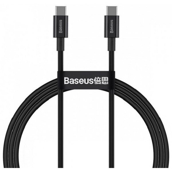 Кабель Baseus Superior Type-C to Type-C 100W 1m Black (CATYS-B01)