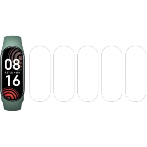 Набор защитных гидрогелевых матовых пленок DM для Xiaomi Mi Band 7 (5 шт)