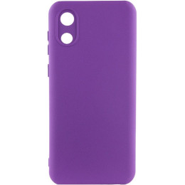 Чохол Silicone Cover Lakshmi Full Camera для Samsung A032 A03 Core Purple