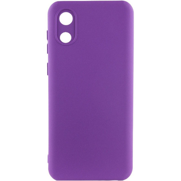Чохол Silicone Cover Lakshmi Full Camera для Samsung A032 A03 Core Purple