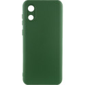 Чехол Silicone Cover Lakshmi Full Camera для Samsung A03 Core A032 Dark Green