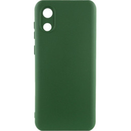 Чехол Silicone Cover Lakshmi Full Camera для Samsung A03 Core A032 Dark Green