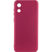 Чохол Silicone Cover Lakshmi Full Camera для Samsung A032 A03 Core Marsala