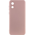 Чохол Silicone Cover Lakshmi Full Camera для Samsung A032 A03 Core Pink Sand