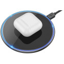 Бездротовий зарядний пристрій Hoco CW6 Pro Easy 15W Black