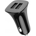 Автомобільний зарядний пристрій Jellico F1 2USB 3.1A Black