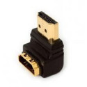 Переходник Atcom HDMI-HDMI M/F Gold-plated угловой (3804)
