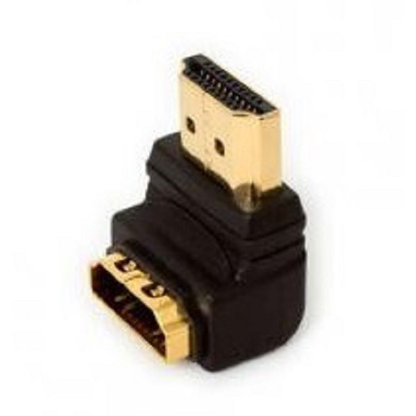 Перехідник Atcom HDMI-HDMI M/F Gold-plated кутовий (3804)